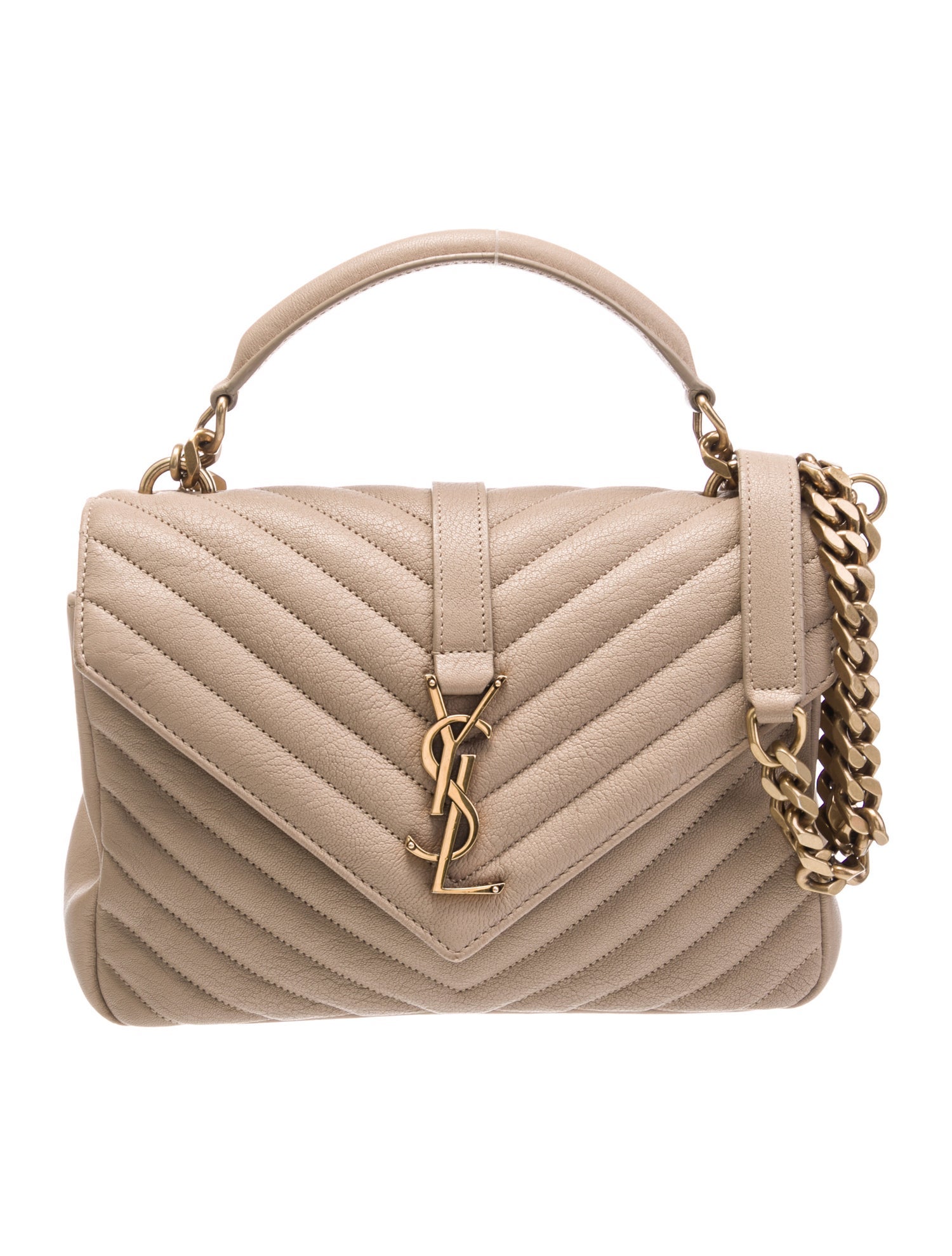 Saint Laurent Chevron College Medium