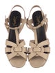 Saint Laurent Leather T-Strap Sandals
