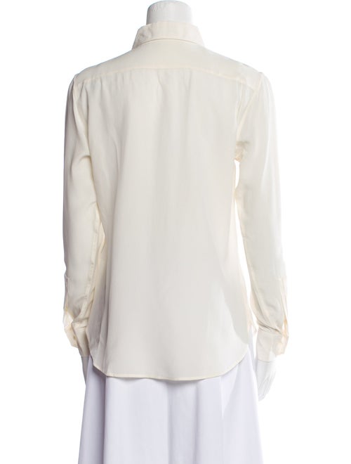 Saint Laurent 2018 Long Sleeve Button-Up Top