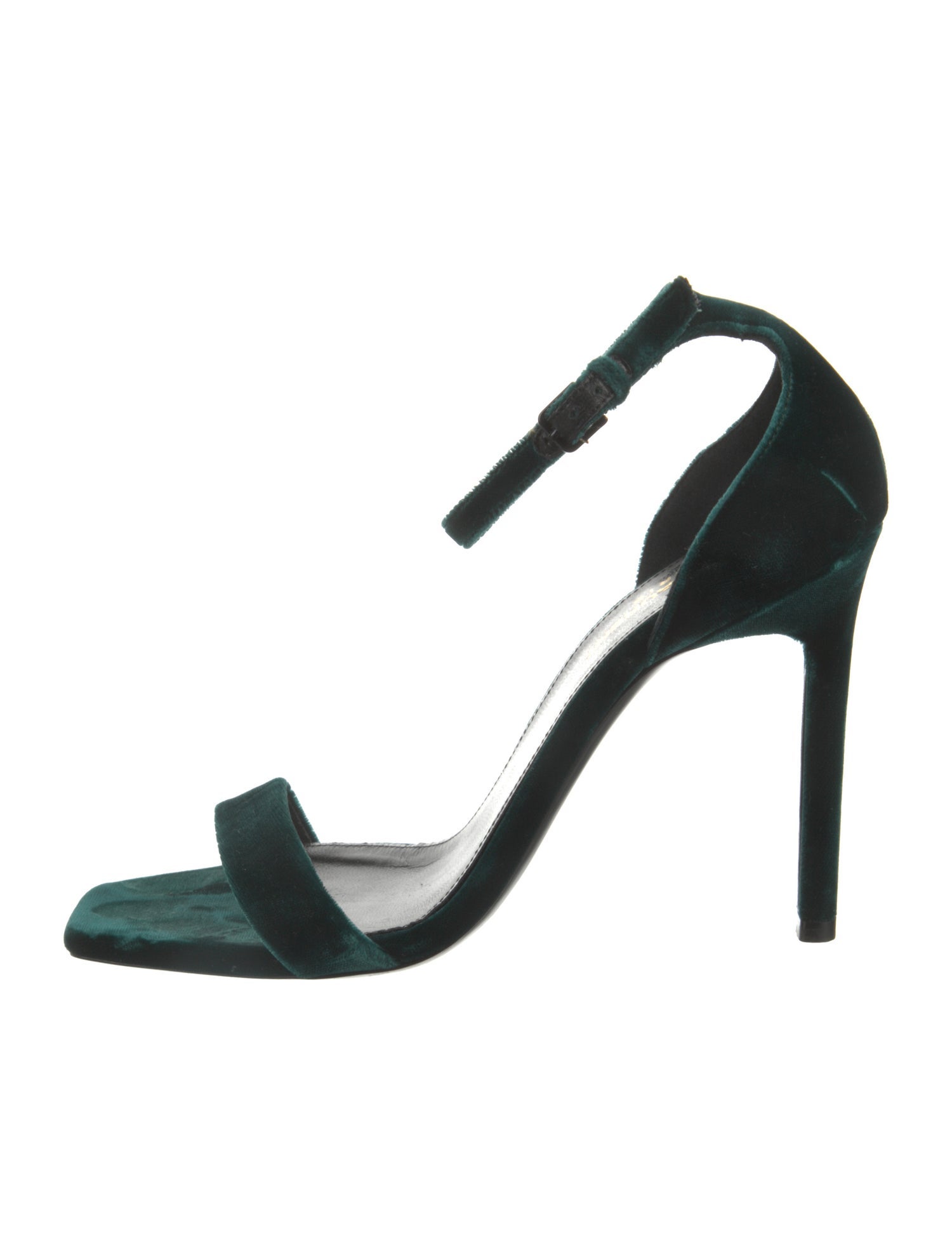 Saint Laurent Velvet Sandals