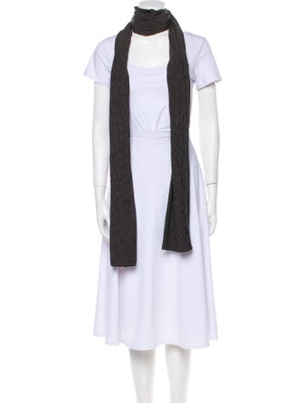 Saint Laurent Bogdan Silk Scarf