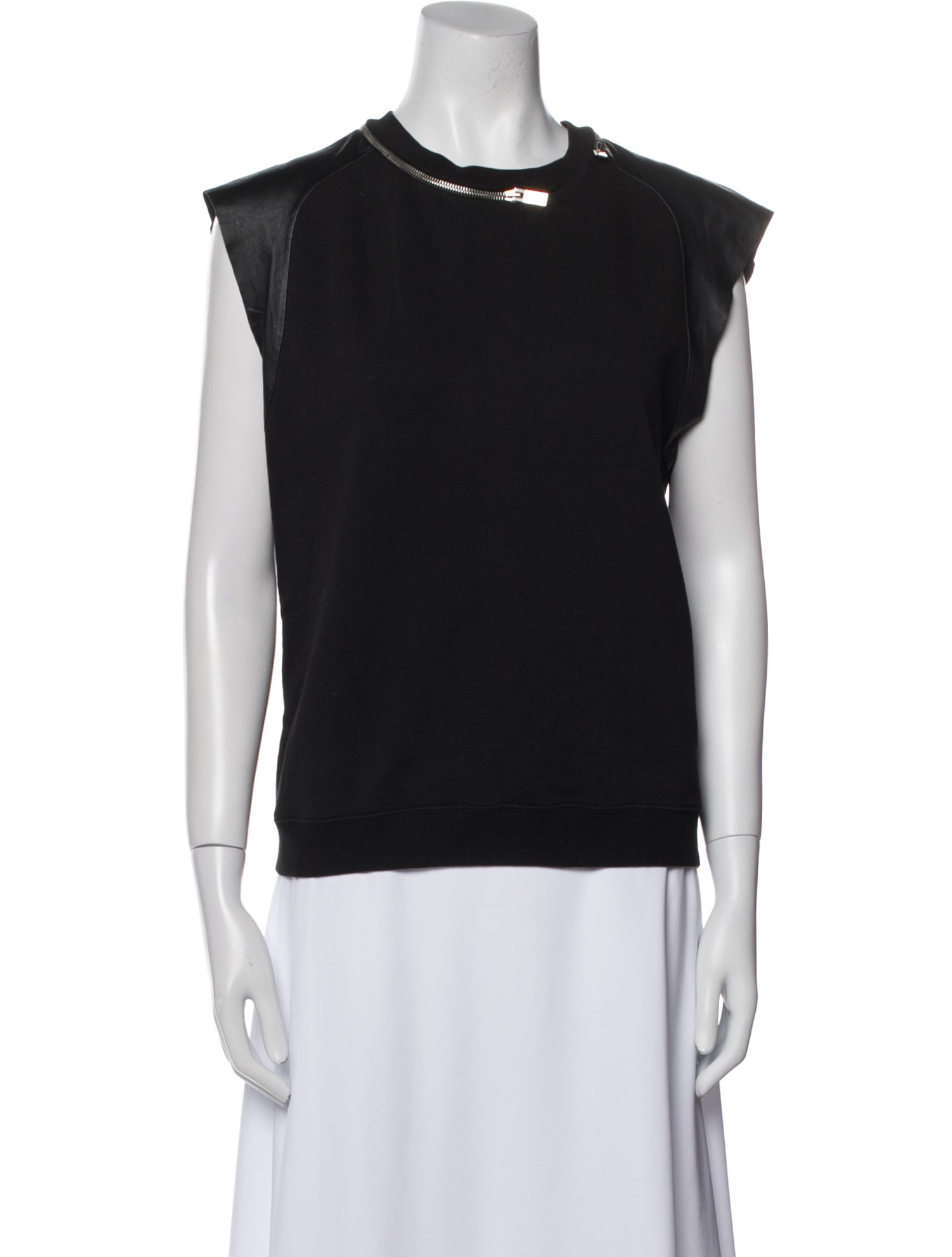 Saint Laurent Crew Neck Short Sleeve Top