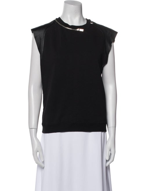 Saint Laurent Crew Neck Short Sleeve Top