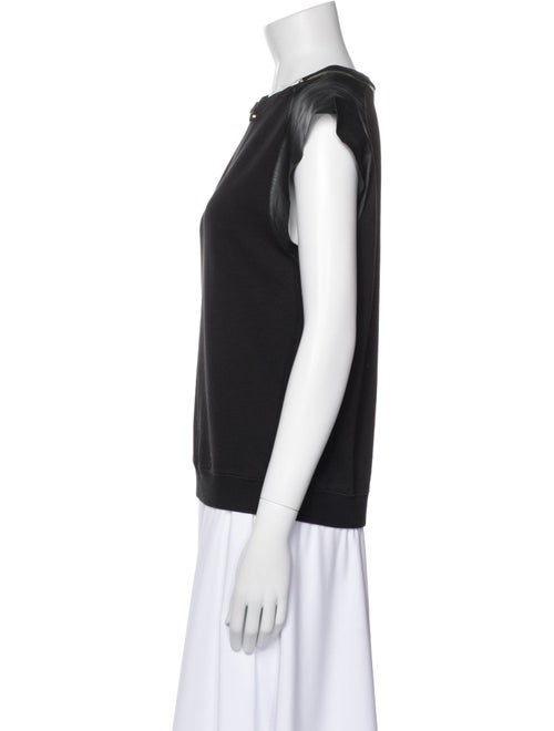 Saint Laurent Crew Neck Short Sleeve Top