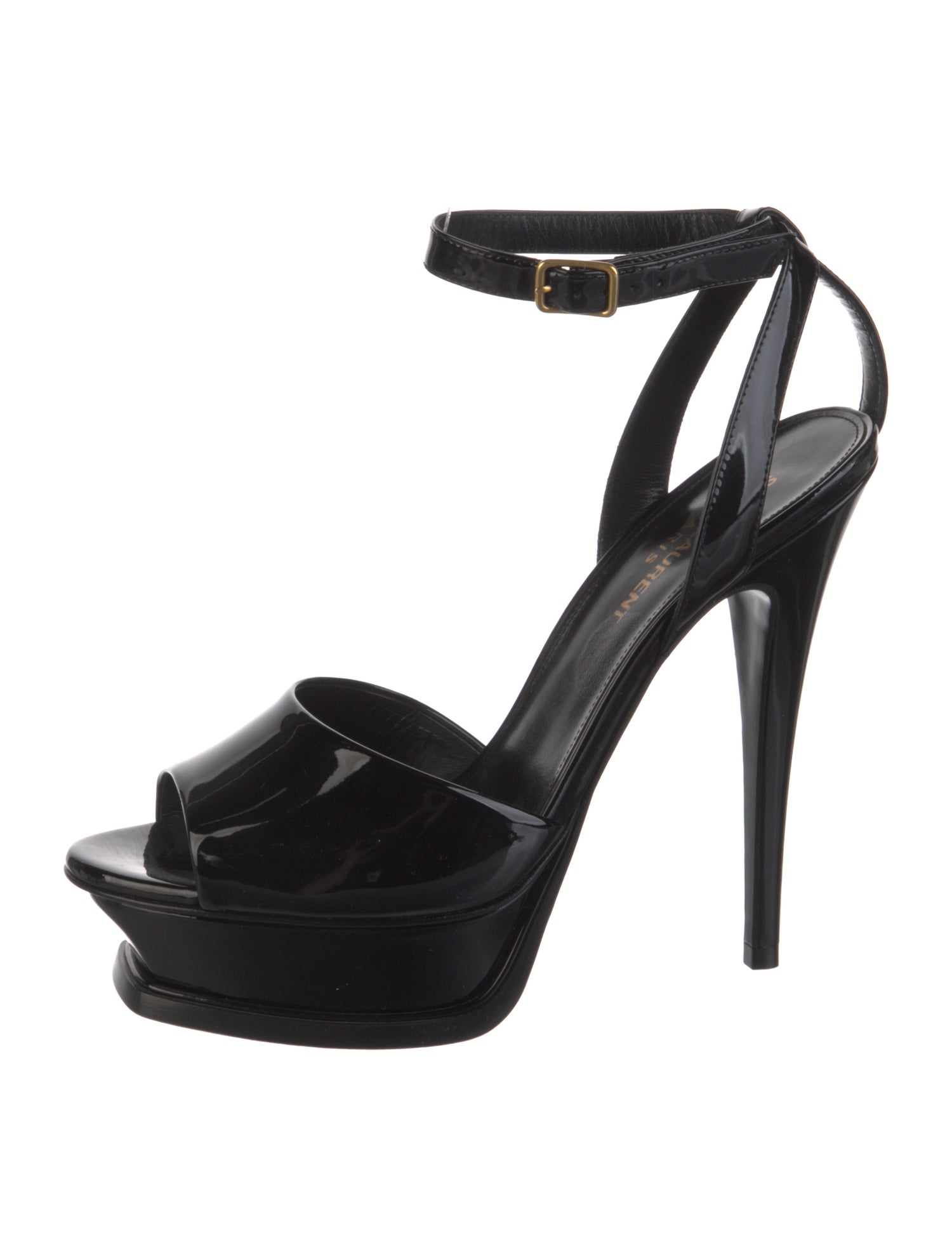 Saint Laurent Patent Leather Sandals