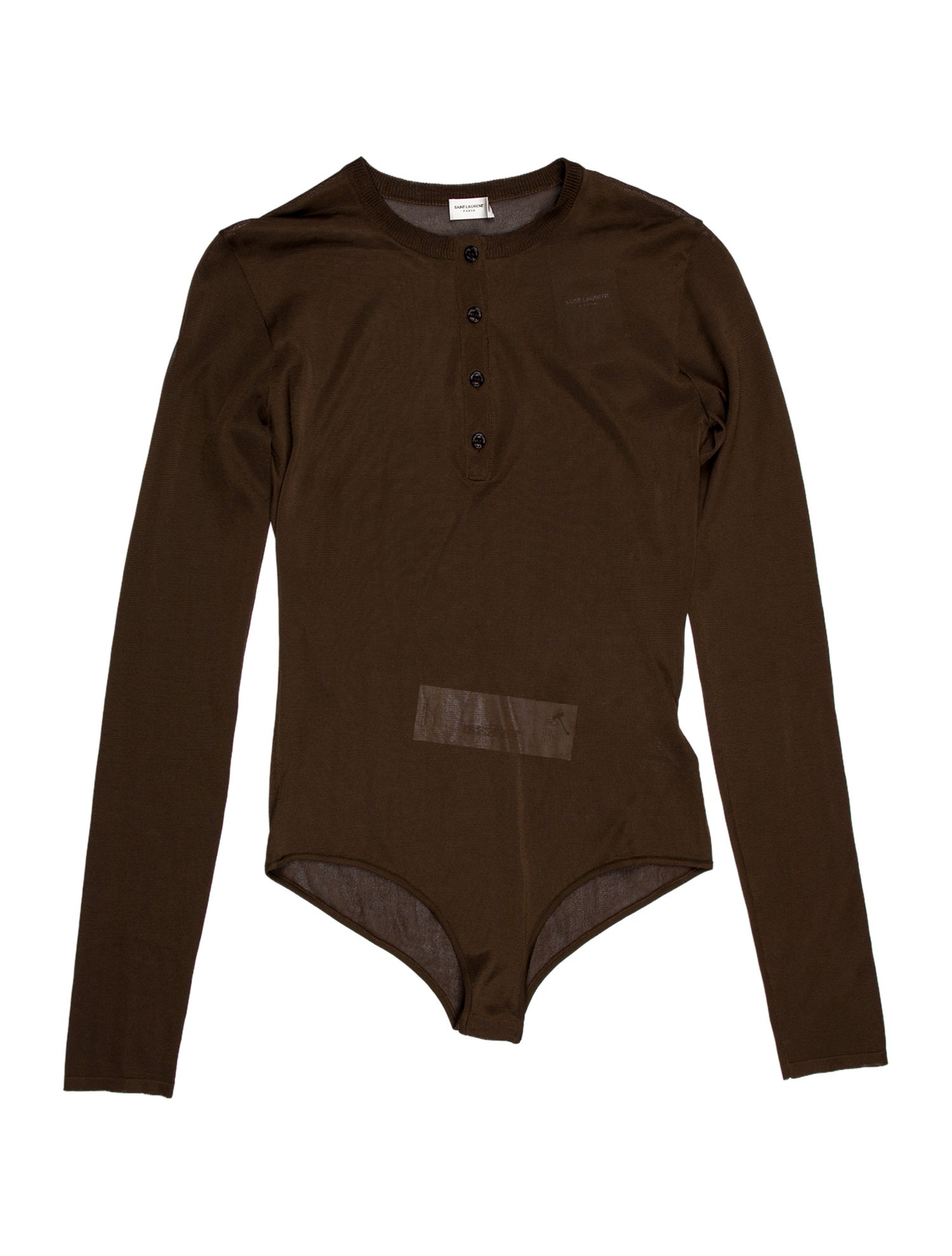 Saint Laurent 2023 Mock Neck Bodysuit w/ Tags