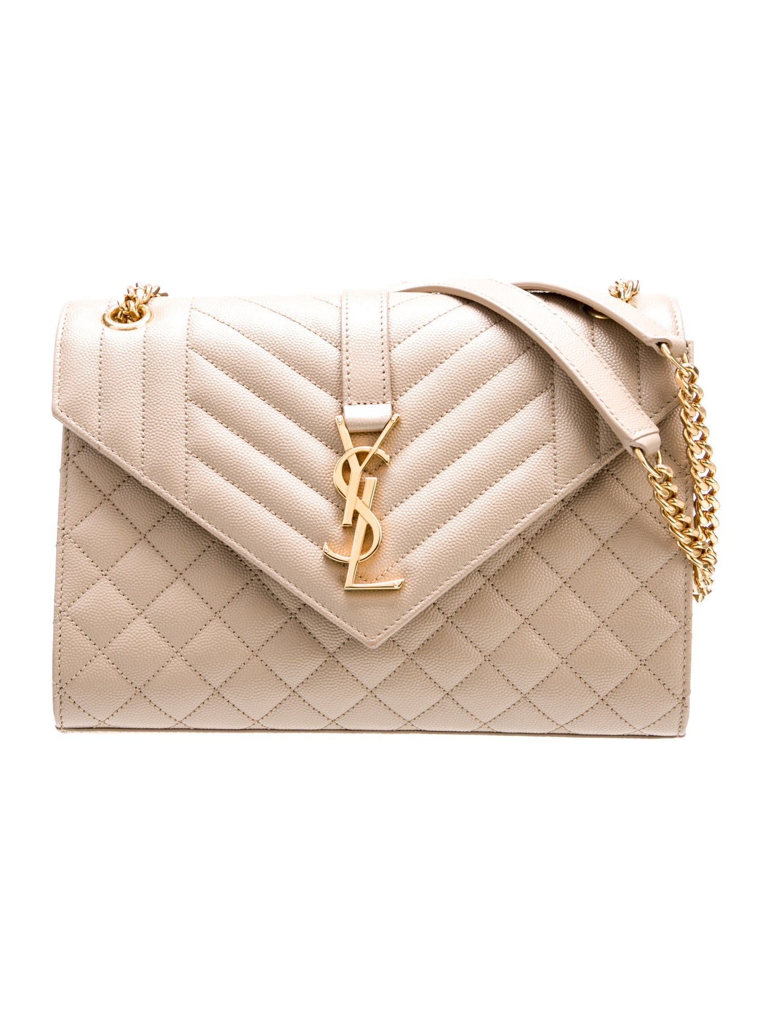 Saint Laurent Leather Envelope Medium 2023