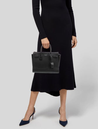 Saint Laurent Calfskin Sac De Jour Nano