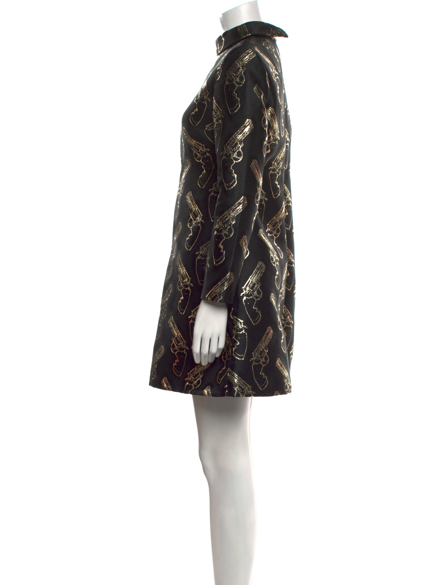 Saint Laurent Printed Mini Dress w/ Tags