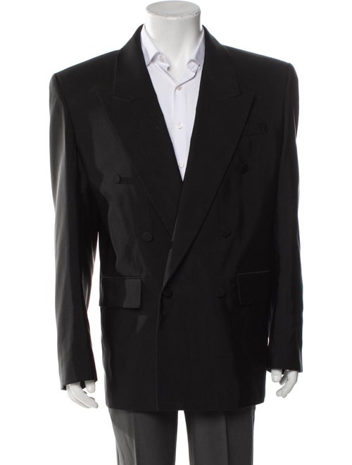 Saint Laurent 2023 Raw-Edge Trim Blazer