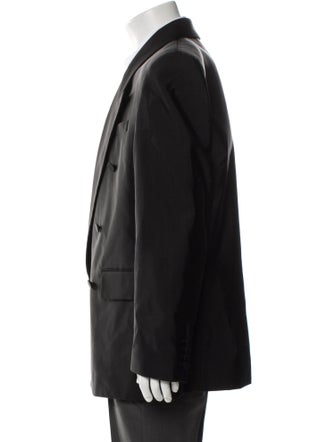 Saint Laurent 2023 Raw-Edge Trim Blazer