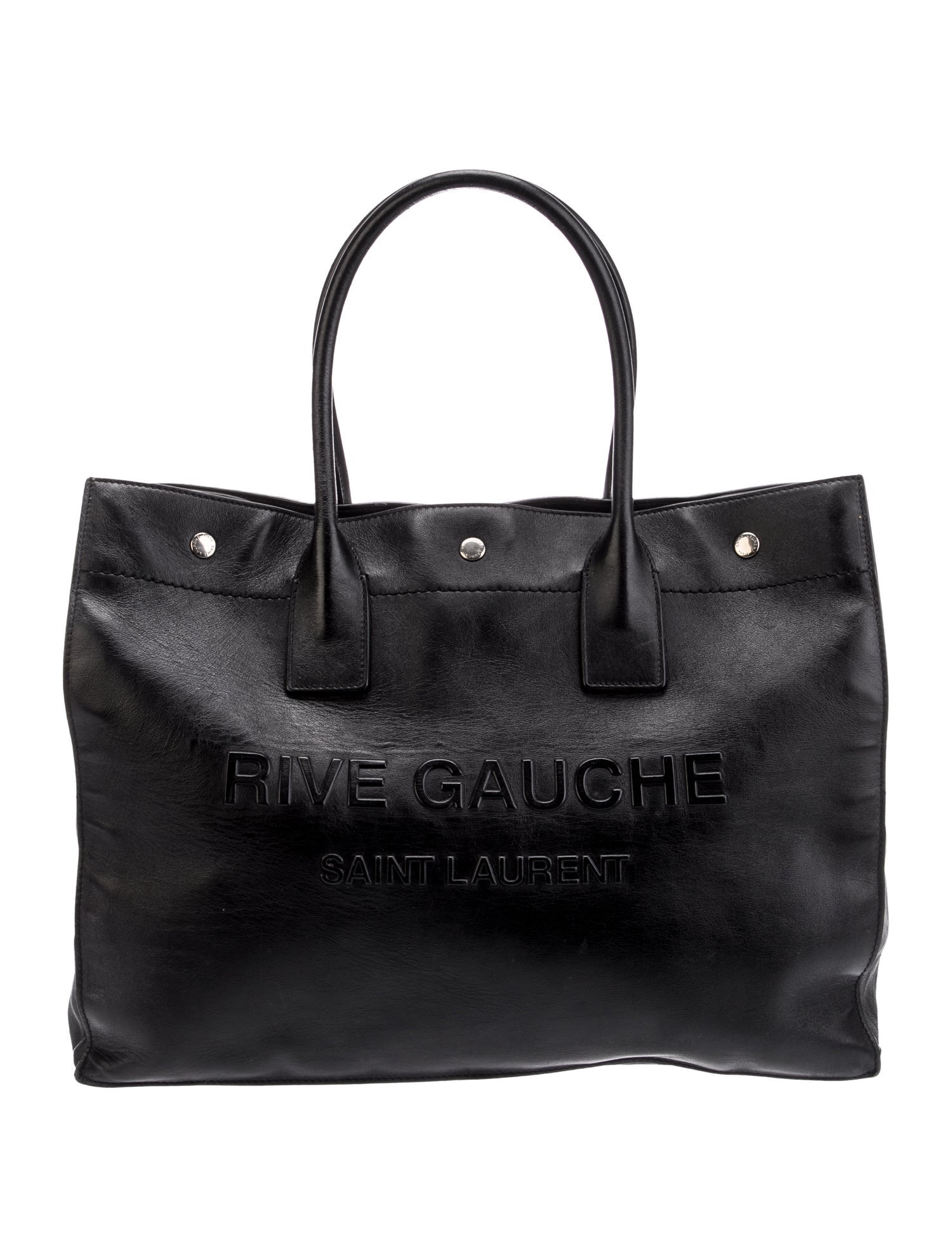 Saint Laurent Leather Rive Gauche Small 2022