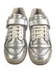 Saint Laurent Leather Lasercut Accents Sneakers