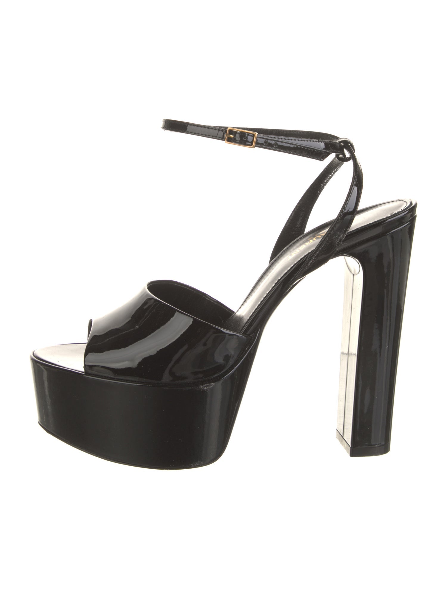Saint Laurent Patent Leather Sandals