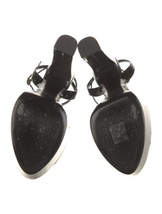 Saint Laurent Patent Leather Sandals