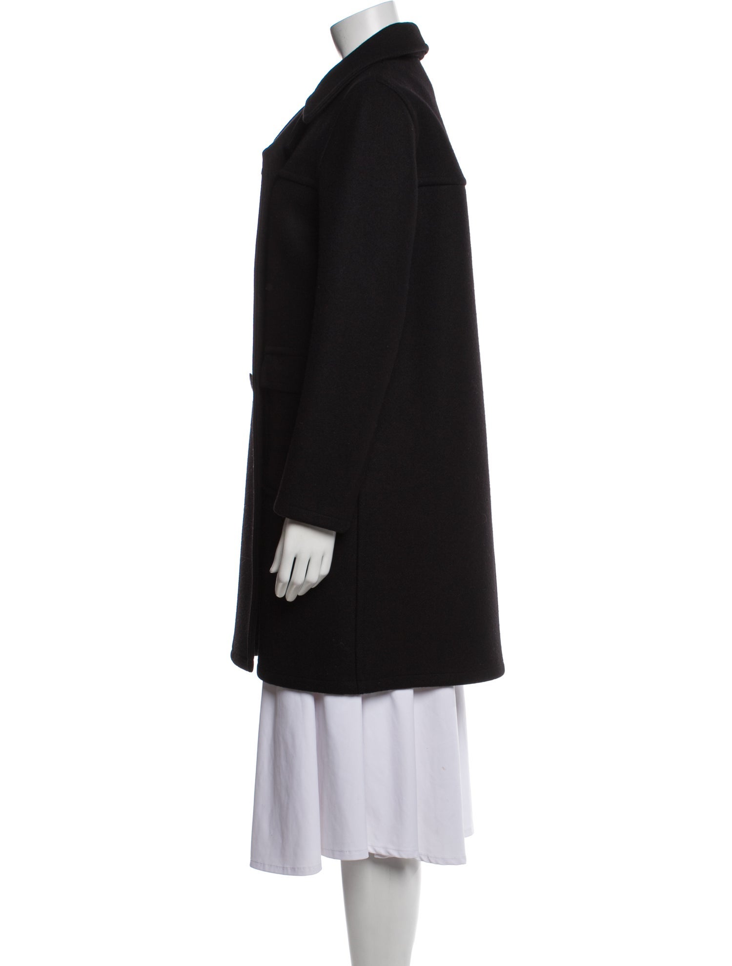 Saint Laurent Wool Peacoat