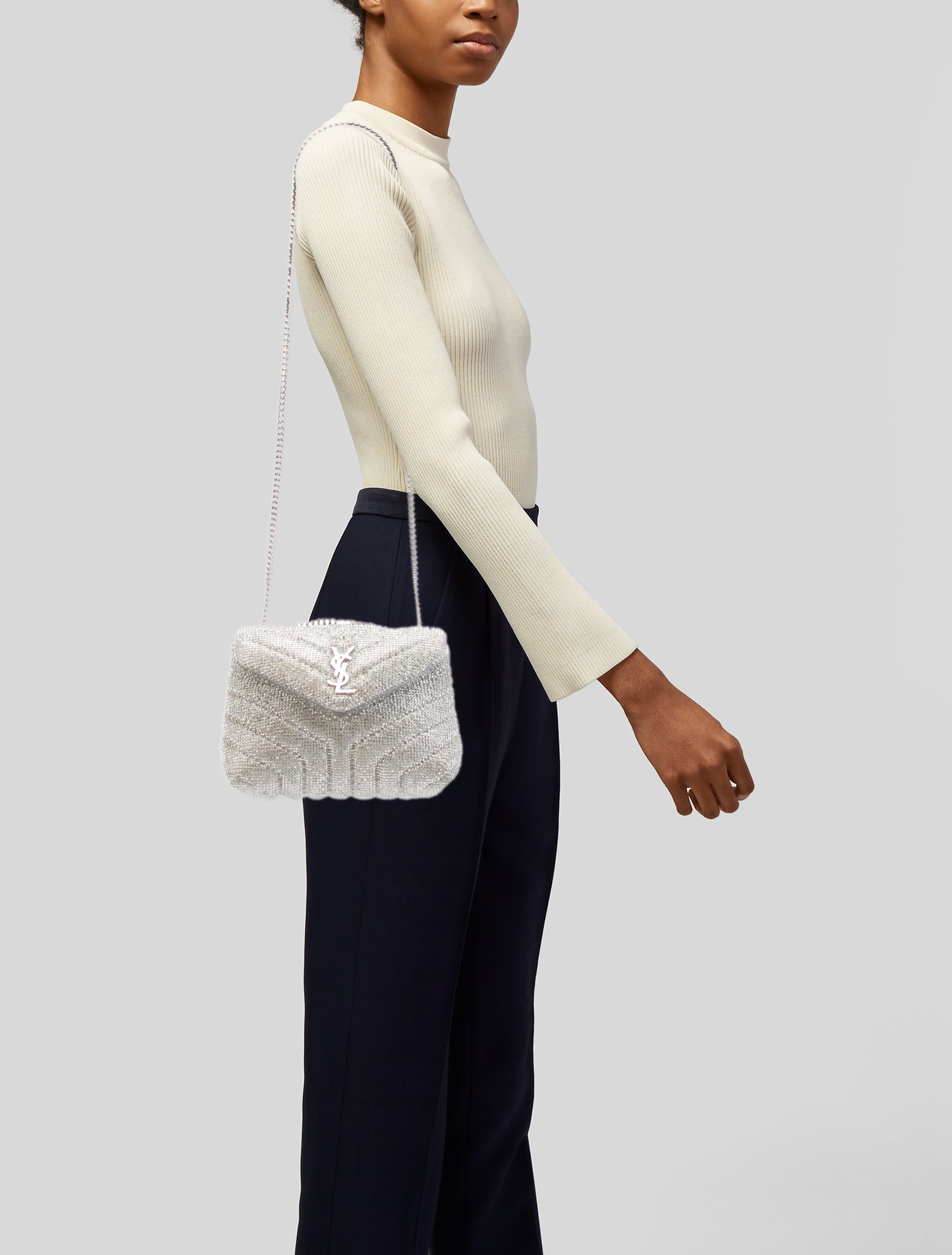 Saint Laurent Quilted LouLou Small