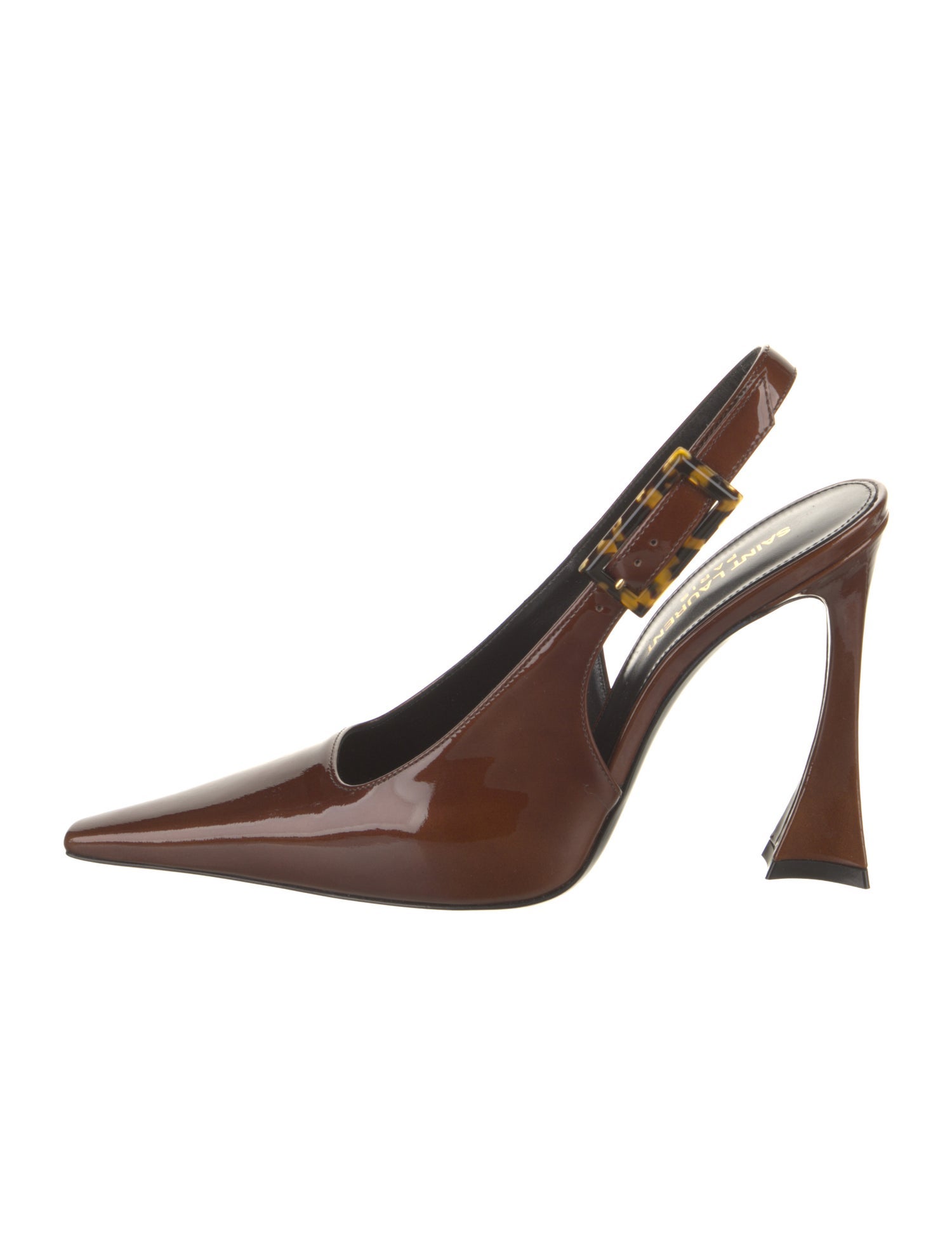 Saint Laurent Patent Leather Slingback Pumps w/ Tags
