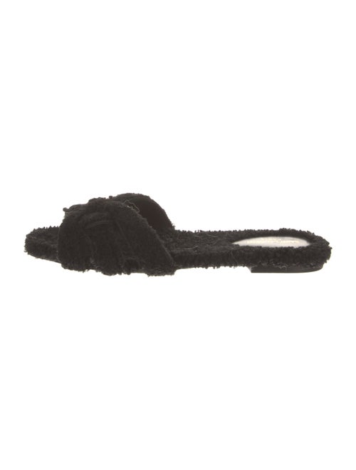 Saint Laurent Shearling Slides