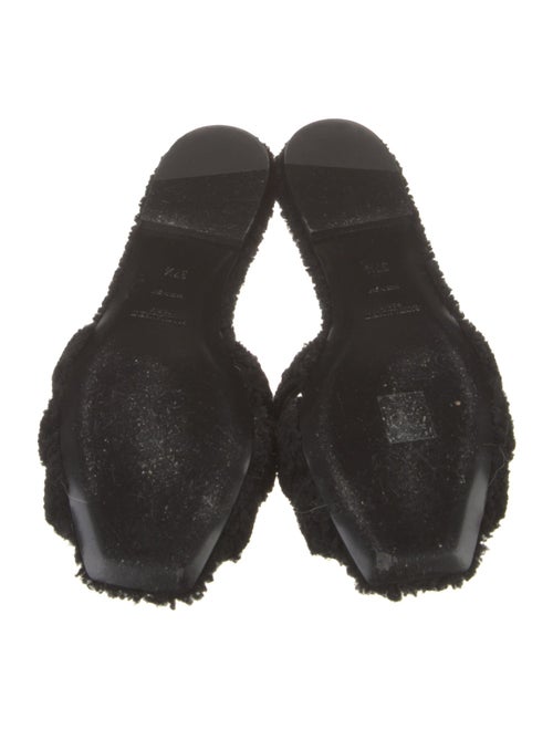 Saint Laurent Shearling Slides