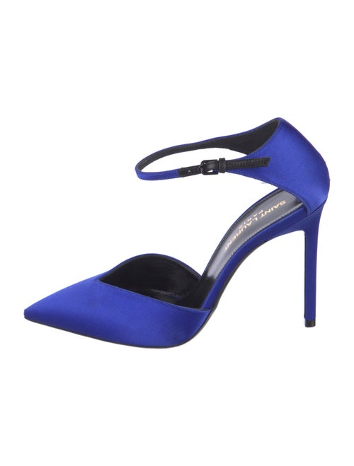Saint Laurent Satin D'Orsay Pumps