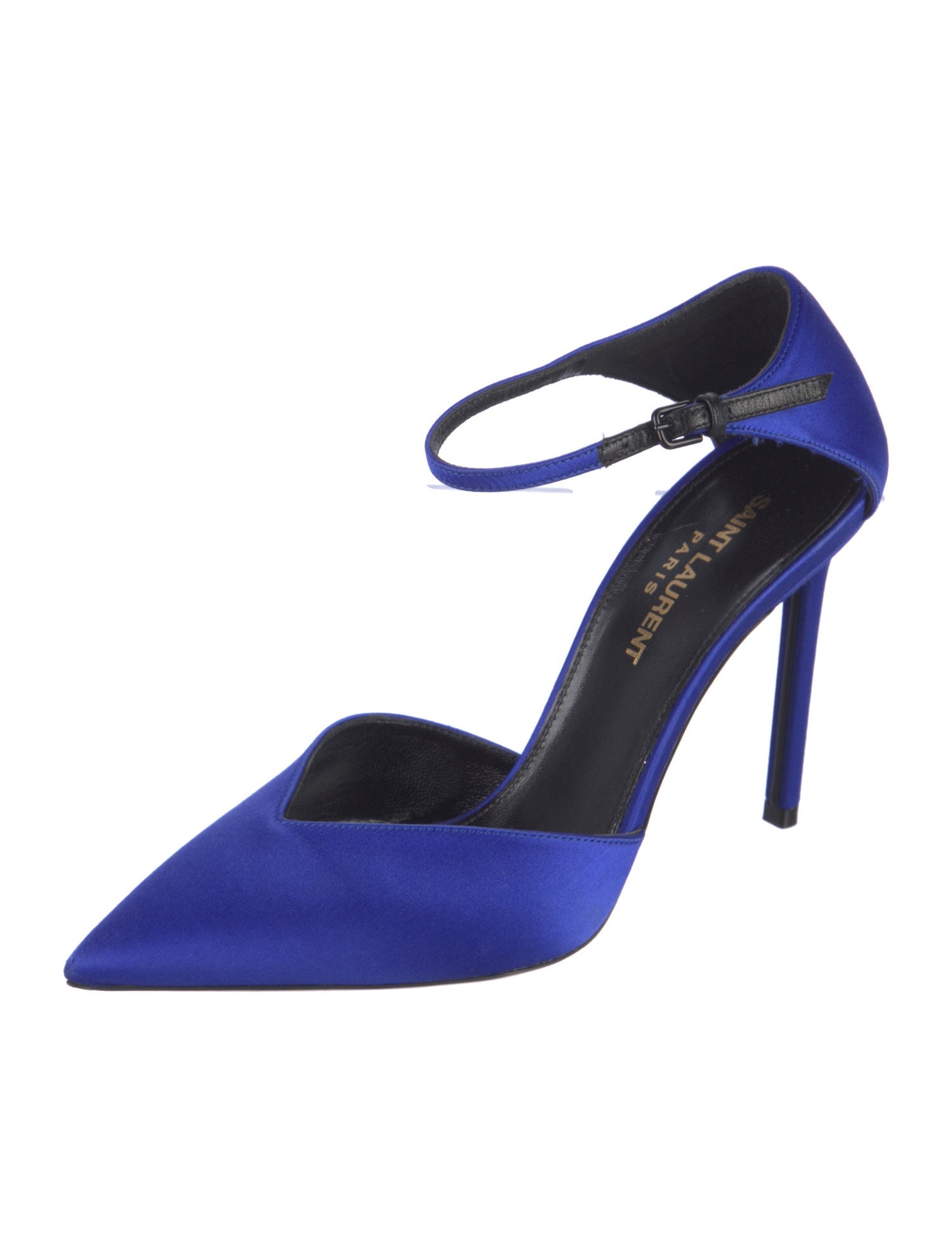 Saint Laurent Satin D'Orsay Pumps