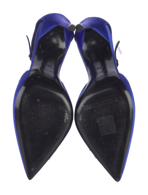 Saint Laurent Satin D'Orsay Pumps