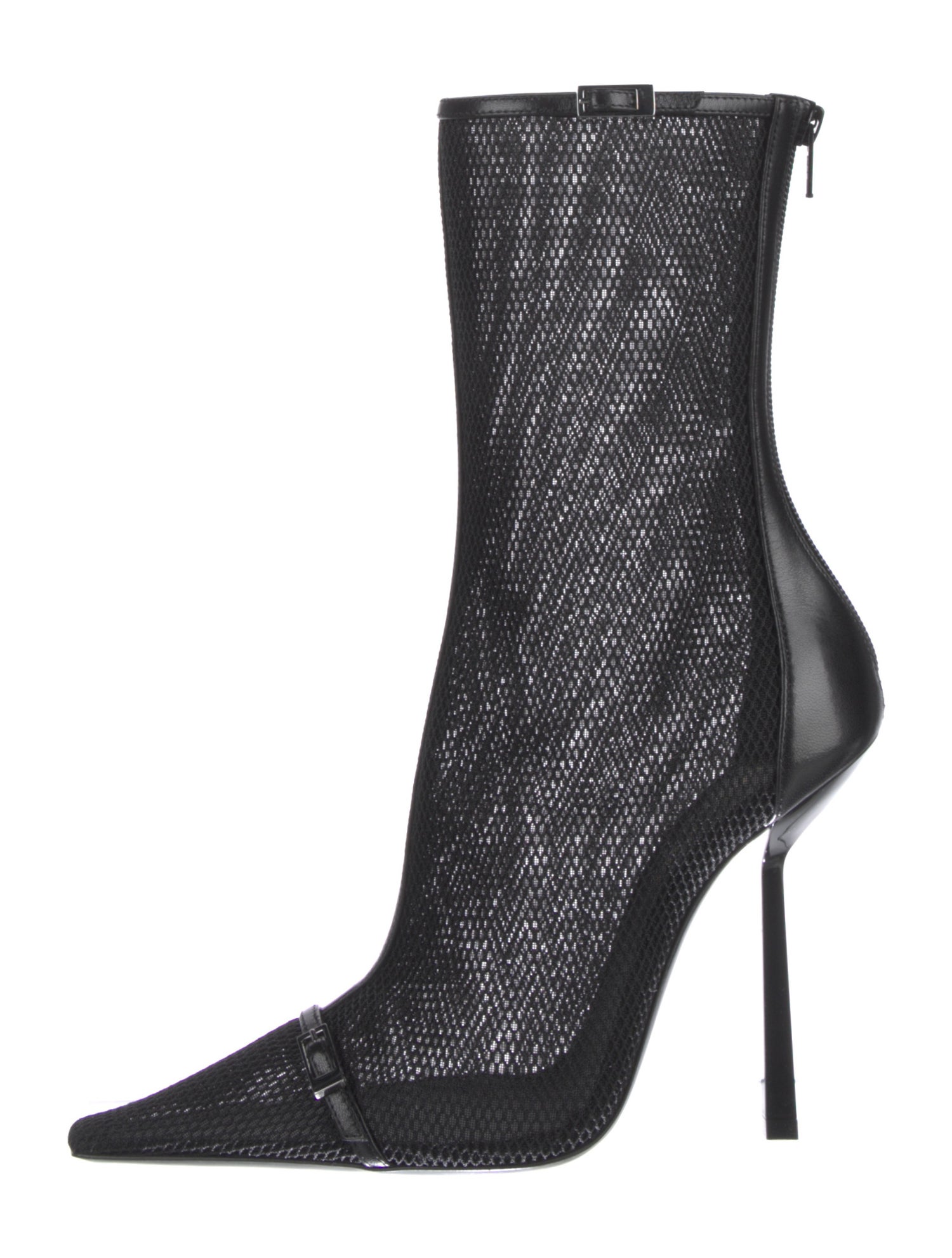 Saint Laurent Mesh Patterned Boots w/ Tags