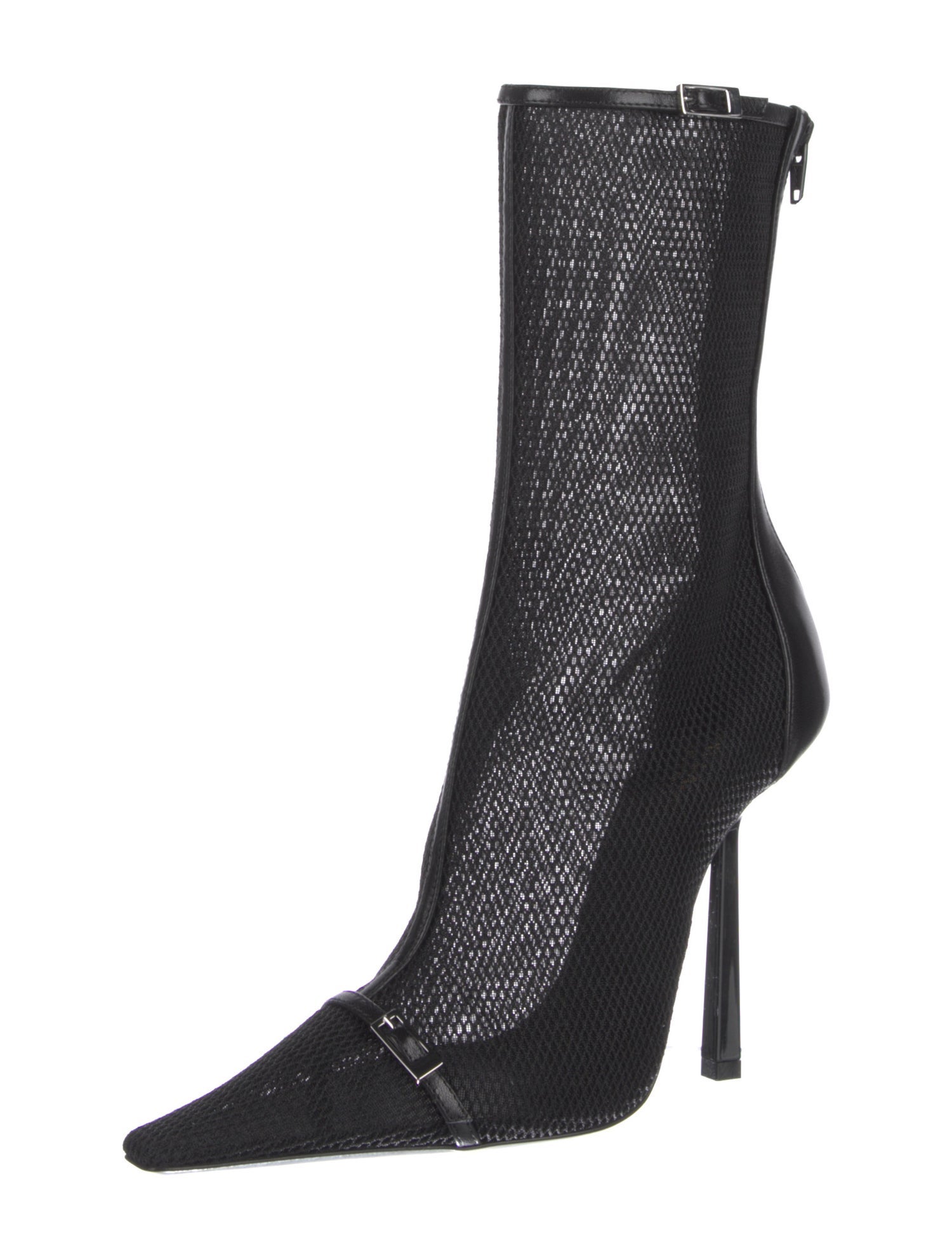 Saint Laurent Mesh Patterned Boots w/ Tags