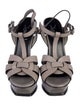 Saint Laurent Leather T-Strap Sandals