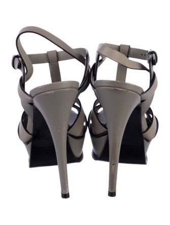 Saint Laurent Leather T-Strap Sandals