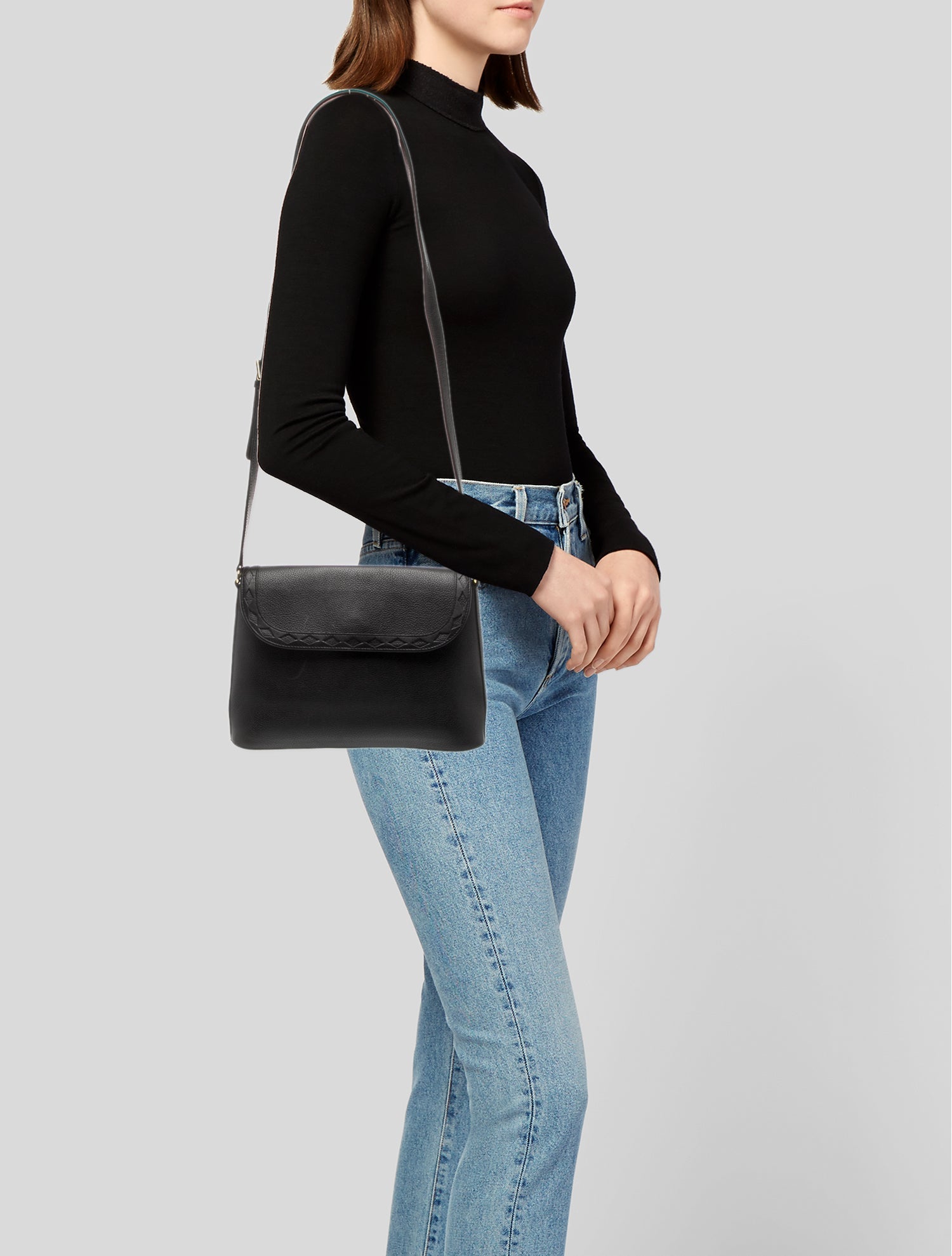 Yves Saint Laurent Leather Shoulder Bag Vintage