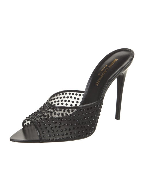 Saint Laurent Mesh Slides