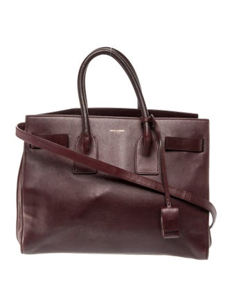 Saint Laurent Leather Sac De Jour Small