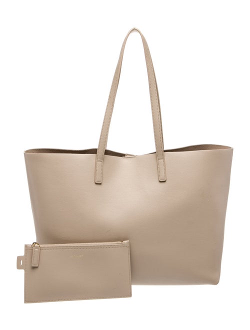 Saint Laurent Leather Tote East West