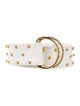 Yves Saint Laurent Rive Gauche Leather Studded Accents Belt
