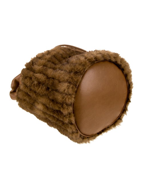 Saint Laurent Fur Bucket Bag