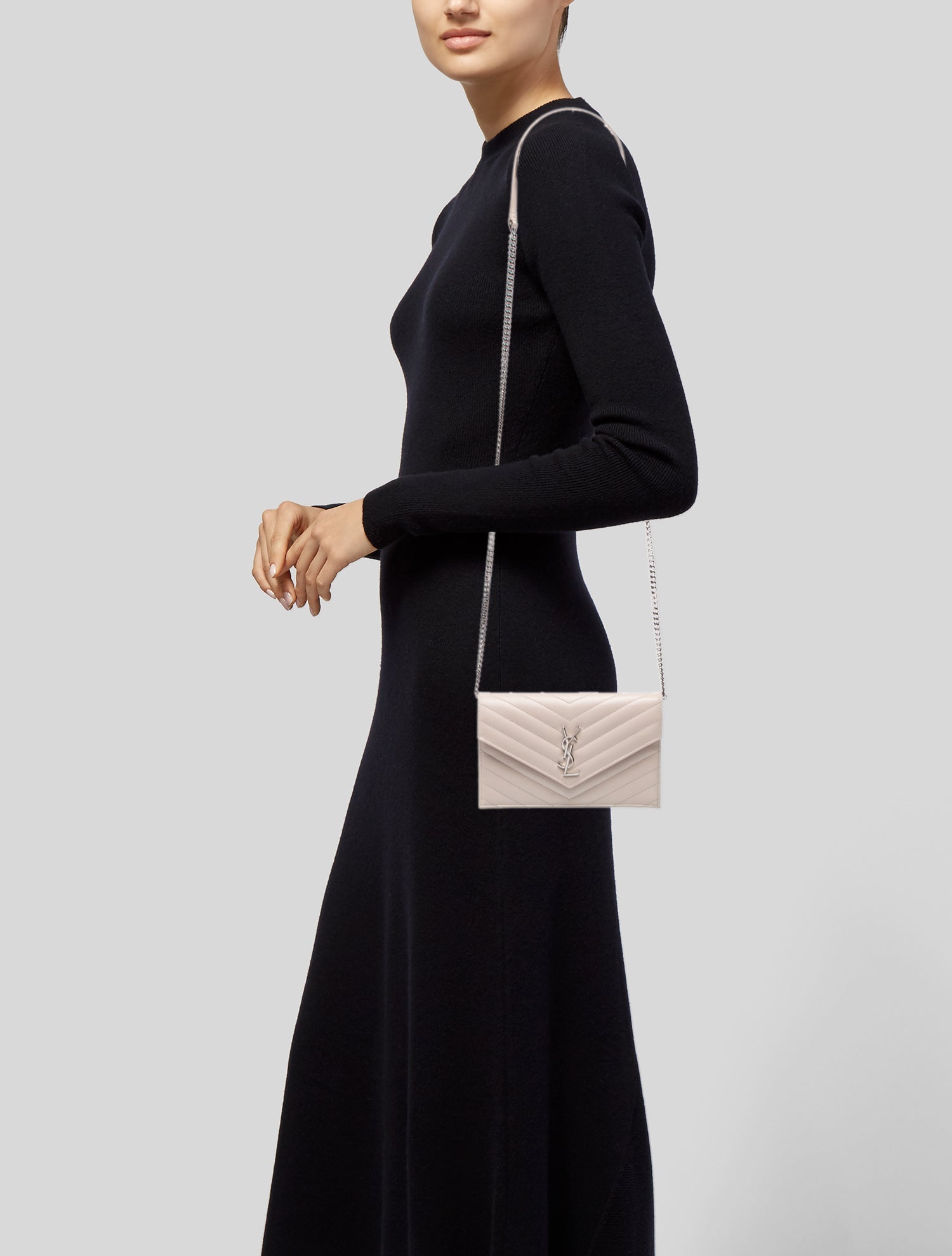 Saint Laurent Chevron Envelope