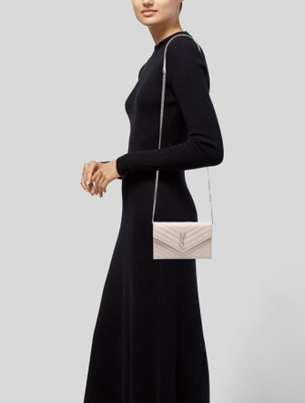 Saint Laurent Chevron Envelope