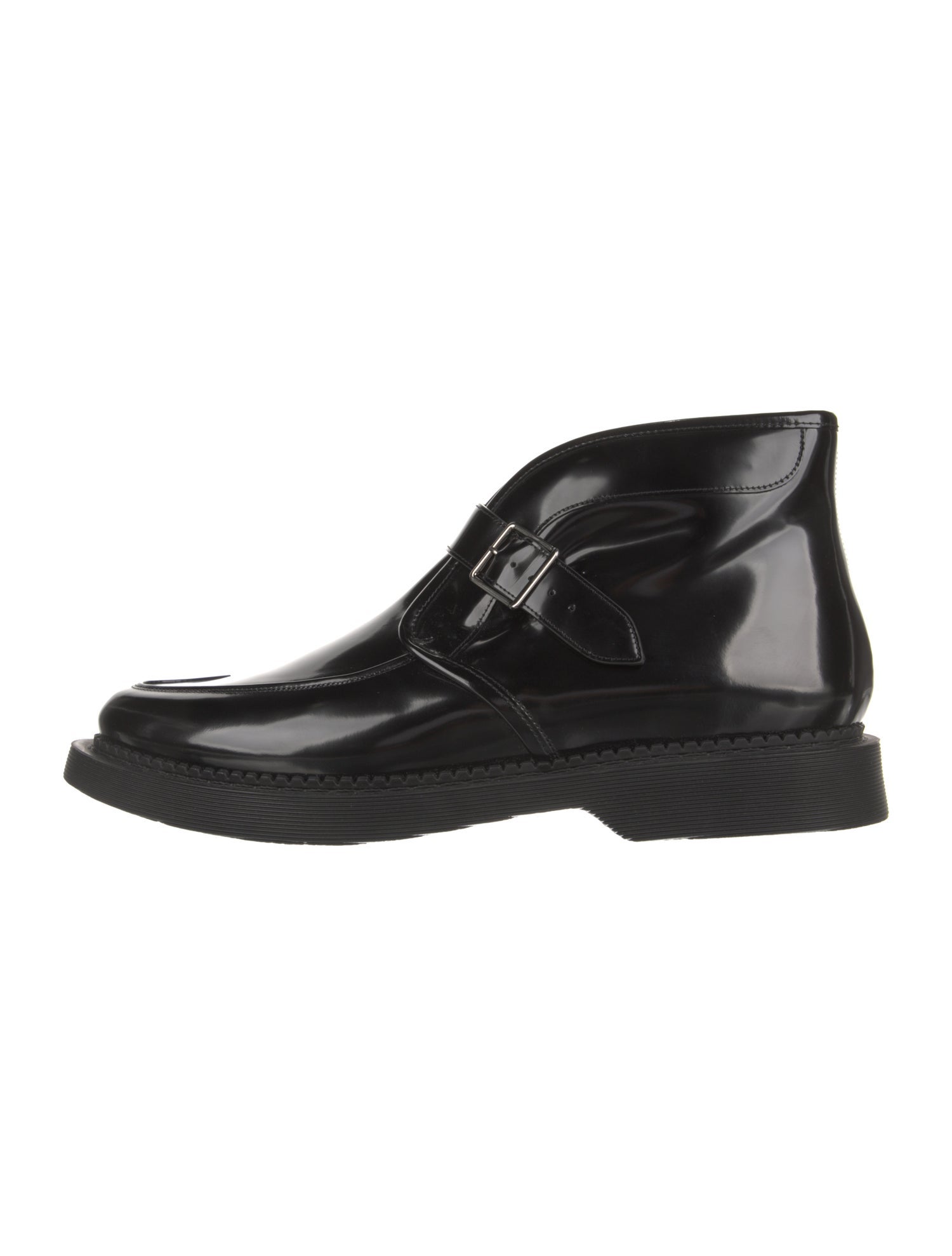 Saint Laurent Patent Leather Monk Straps