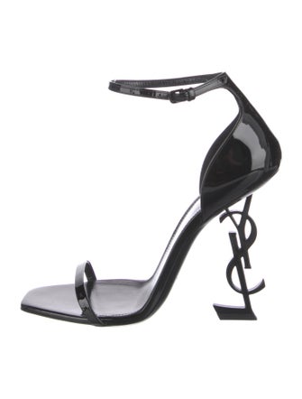 Saint Laurent Patent Leather Sandals
