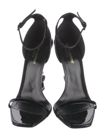 Saint Laurent Patent Leather Sandals