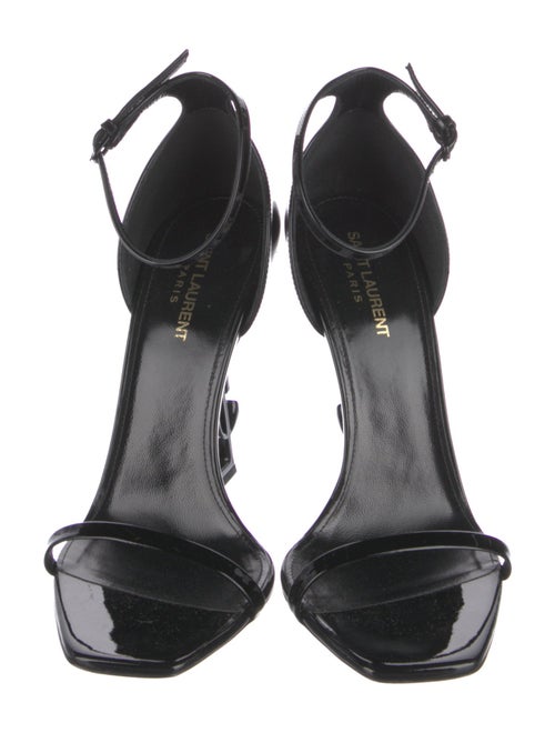 Saint Laurent Patent Leather Sandals