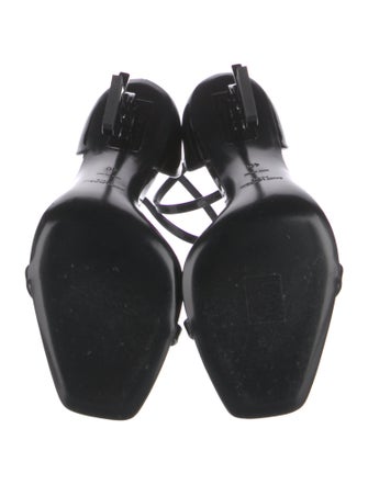 Saint Laurent Patent Leather Sandals