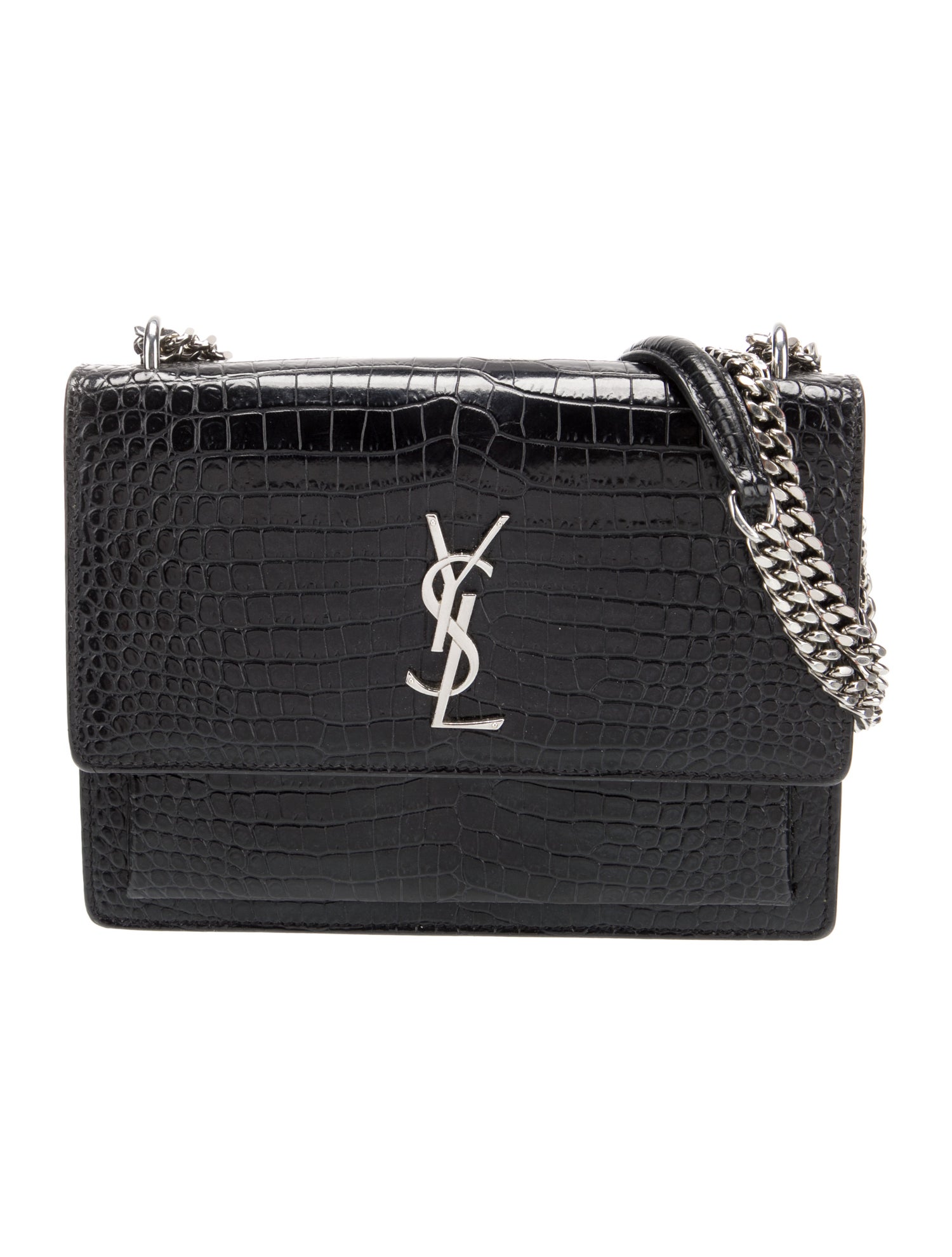 Saint Laurent Embossed Leather Sunset Medium