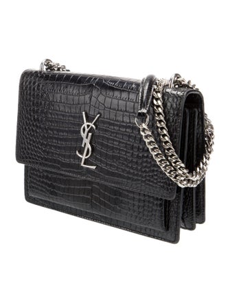 Saint Laurent Embossed Leather Sunset Medium