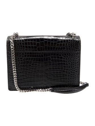 Saint Laurent Embossed Leather Sunset Medium