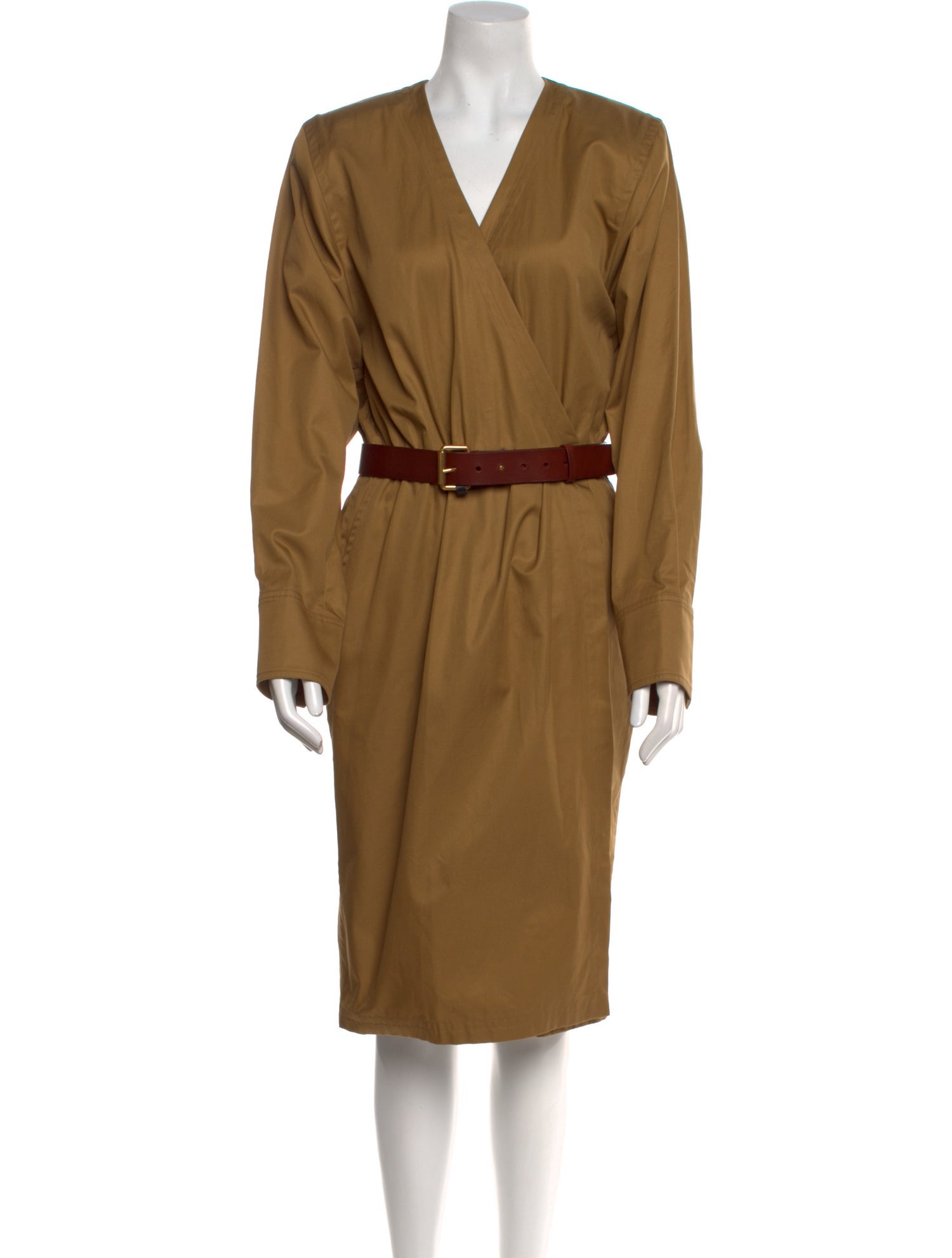 Saint Laurent V-Neck Midi Length Dress w/ Tags