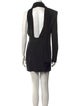 Saint Laurent Virgin Wool Mini Dress