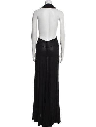 Saint Laurent Halterneck Long Dress